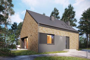  Projekt domu Studio 42 (WRN1491) - projekt domu parterowego z poddaszem - Zdjęcie 2