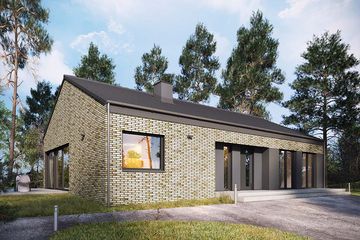  Projekt domu Studio 68 (WRN1492) - projekt domu parterowego - Zdjęcie 2