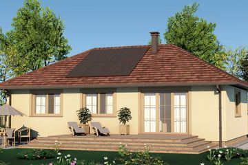  Projekt domu Domek na Piastowskiej 002 ES (SLF1109) - projekt domu parterowego - Zdjęcie 4