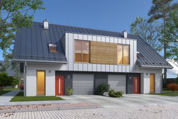  Projekt domu Bali 2 (BSA2278) - projekt domu parterowego z poddaszem - Zdjęcie 1