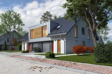  Projekt domu Bali 2 (BSA2278) - projekt domu parterowego z poddaszem - Zdjęcie 2