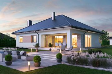  Projekt domu Domena 124 A (WRW1353) - projekt domu parterowego - Zdjęcie 3