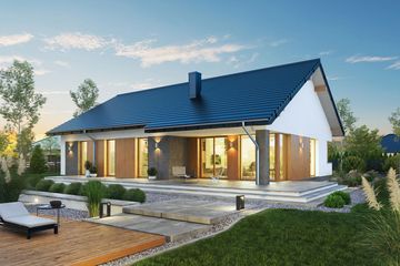  Projekt domu Domena 135 B (WRW1358) - projekt domu parterowego - Zdjęcie 2