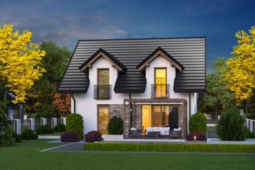  Projekt domu przy Cyprysowej 61 (KRK1676) - projekt domu parterowego z poddaszem - Zdjęcie 4