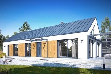  Projekt domu Natan II bez garażu [B] (WRF2287) - projekt domu parterowego - Zdjęcie 1