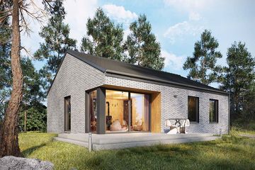 Projekt domu Studio 27 (WRN1493) - projekt domu parterowego - Zdjęcie 1