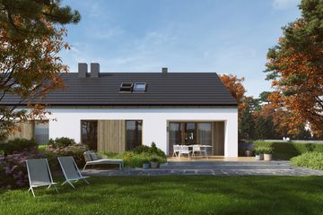  Projekt domu Eco 42 (WOZ1051) - projekt domu parterowego - Zdjęcie 4