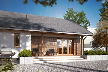  Projekt domu Mak 4 (BSA2279) - projekt domu parterowego z poddaszem - Zdjęcie 3