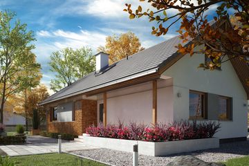  Projekt domu Mak 4 (BSA2279) - projekt domu parterowego z poddaszem - Zdjęcie 4