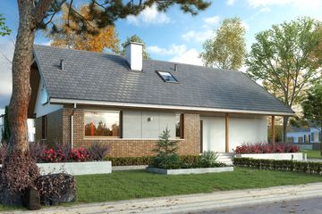  Projekt domu Mak 4 (BSA2279) - projekt domu parterowego z poddaszem - Zdjęcie 5