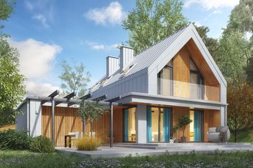  Projekt domu Malutki 6 (BSA2280) - projekt domu parterowego z poddaszem - Zdjęcie 1