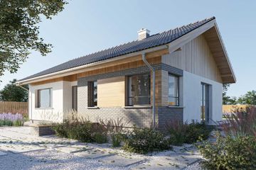  Projekt domu Ankara LMB148 (WRB1622) - projekt domu parterowego - Zdjęcie 1