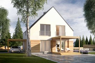  Projekt domu Lyon II DCP378a (WOB1747) - projekt domu parterowego z poddaszem - Zdjęcie 4