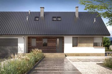  Projekt domu Rodos LMP379 (WRB1623) - projekt domu parterowego z poddaszem - Zdjęcie 5