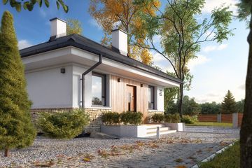  Projekt domu Imbir 5 (BSA2282) - projekt domu parterowego - Zdjęcie 3