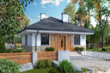  Projekt domu Imbir 5 (BSA2282) - projekt domu parterowego - Zdjęcie 5