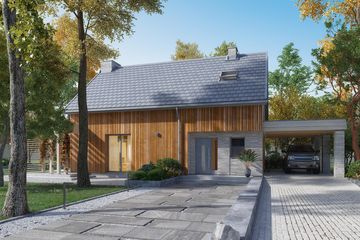  Projekt domu Weranda 4 (BSA2283) - projekt domu parterowego z poddaszem - Zdjęcie 5