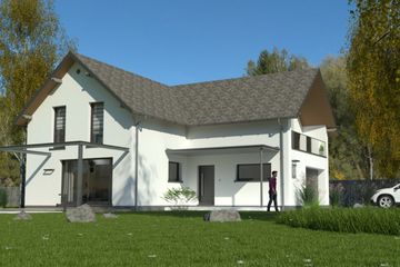  Projekt domu eko Typowy 53 (KKE1052) - projekt domu parterowego z poddaszem - Zdjęcie 5