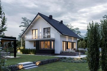  Projekt domu Celesta (1713) (KRD2854) - projekt domu parterowego z poddaszem - Zdjęcie 3