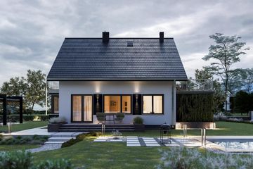  Projekt domu Celesta (1713) (KRD2854) - projekt domu parterowego z poddaszem - Zdjęcie 4