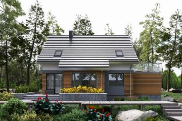  Projekt domu Figa (1708) (KRD2856) - projekt domu parterowego z poddaszem - Zdjęcie 5