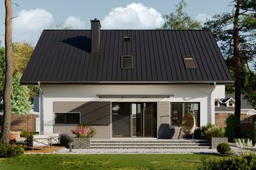  Projekt domu Zofia Bobo (1706) (KRD2859) - projekt domu parterowego z poddaszem - Zdjęcie 5