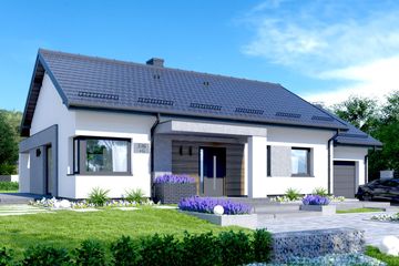  Projekt domu APS 336+G (LUA1506) - projekt domu parterowego - Zdjęcie 1