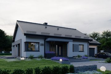  Projekt domu APS 336+G (LUA1506) - projekt domu parterowego - Zdjęcie 3