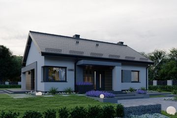  Projekt domu APS 336 (LUA1507) - projekt domu parterowego - Zdjęcie 2