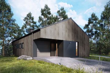  Projekt domu Studio 95 (WRN1495) - projekt domu parterowego - Zdjęcie 2