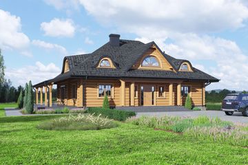  Projekt domu Chmielniki średnie dw 25 (KRP2466) - projekt domu parterowego z poddaszem - Zdjęcie 1