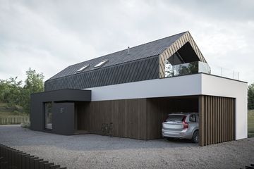  Projekt domu HomeKoncept 87 (KRX1143) - projekt domu parterowego z poddaszem - Zdjęcie 5