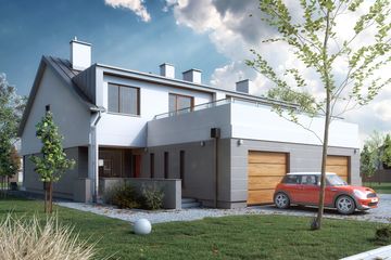  Projekt domu Cyklamen (BSA2287) - projekt domu parterowego z poddaszem - Zdjęcie 5