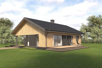  Projekt domu TK102 (WBE1000) - projekt domu parterowego - Zdjęcie 6