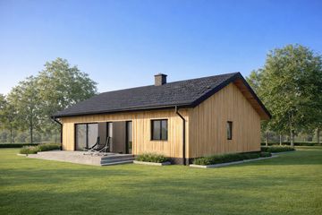  Projekt domu TK102 (WBE1000) - projekt domu parterowego - Zdjęcie 5