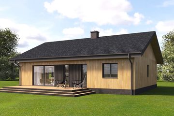  Projekt domu TK102 (WBE1000) - projekt domu parterowego - Zdjęcie 7