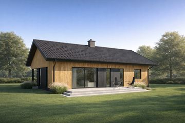  Projekt domu TK102 (WBE1000) - projekt domu parterowego - Zdjęcie 3