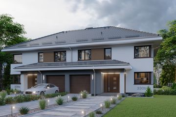  Projekt domu APS 330 wariant 2 DWU (LUA1511) - projekt domu z pełnym piętrem - Zdjęcie 2