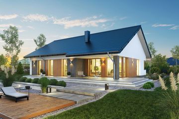  Projekt domu Domena 135 B1 (WRW1359) - projekt domu parterowego - Zdjęcie 2