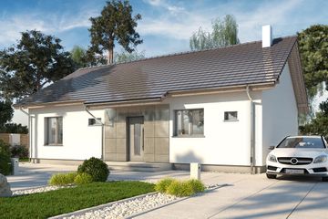  Projekt domu Nina 2A Plus 37 (WRR1085) - projekt domu parterowego - Zdjęcie 1
