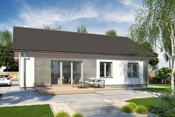  Projekt domu Nina 2A Plus 37 (WRR1085) - projekt domu parterowego - Zdjęcie 4