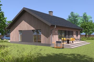  Projekt domu TK103 (WBE1002) - projekt domu parterowego - Zdjęcie 8