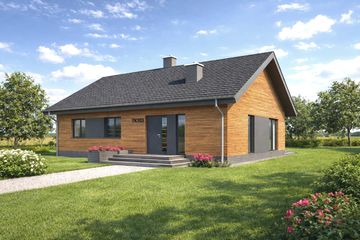  Projekt domu TK103 (WBE1002) - projekt domu parterowego - Zdjęcie 5