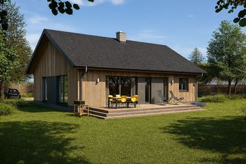  Projekt domu TK103 (WBE1002) - projekt domu parterowego - Zdjęcie 4