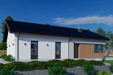  Projekt domu Sej-pro 084 energo (ELW1048) - projekt domu parterowego - Zdjęcie 1