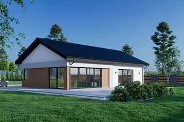  Projekt domu Sej-pro 084 energo (ELW1048) - projekt domu parterowego - Zdjęcie 2