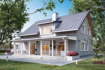  Projekt domu Jagodowy 2 dr-T (BSA2285) - projekt domu parterowego z poddaszem - Zdjęcie 2