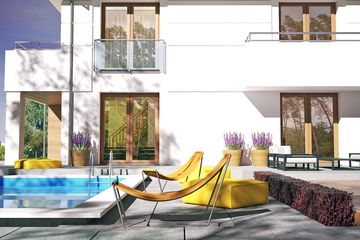  Projekt domu Willa pod kormoranem z garażem 1-st. [A] (WRF2288) - projekt domu z pełnym piętrem - Zdjęcie 4