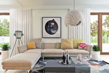  Projekt domu Willa pod kormoranem z garażem 1-st. [A] (WRF2288) - projekt domu z pełnym piętrem - Zdjęcie 7