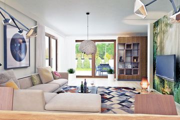  Projekt domu Willa pod kormoranem z garażem 1-st. [A] (WRF2288) - projekt domu z pełnym piętrem - Zdjęcie 8